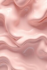 Poster - Sinuous waves of soft blush texture create an inviting atmosphere evoking serenity and elegance in design