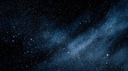 Wall Mural - A huge surface area of night sky dotted with numerous star