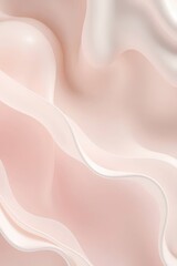 Poster - Soft waves of pastel colors create a soothing abstract background evoking tranquility and elegance in a modern design setting