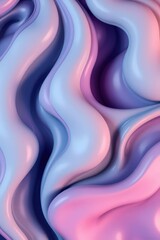 Aufkleber - swirling waves of pastel colors create a mesmerizing abstract landscape in a dreamy, ethereal settin