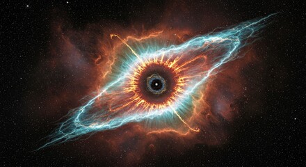 Wall Mural - artistic rendering: proplyd 133-353 within the orion nebula
