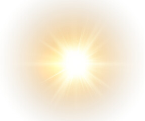 radiant starburst glow — vibrant solar beams, fiery highlights, and sparkling light effects for abst