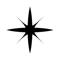 Wall Mural - sparkle vector icon. shine symbol illustration. star sign or logo.