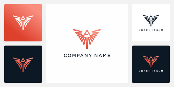 Phoenix logo with letter A