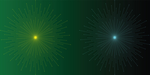 Poster - double star design background for banner, cover, and web