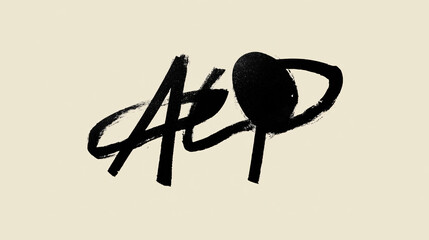 Wall Mural - AEP letter logo design with a white background in illustrative typography designs for logos, posters, invitations, etc.