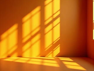 Poster - Warmth and Light, An Interior Scene Bathed in the Golden Glow of a Sunrise, Evoking a Sense of Serenity and Peaceful Morning Energy within a Room