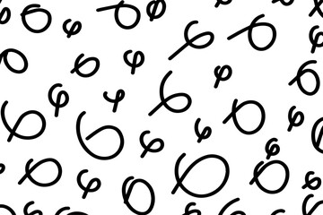 Hand-drawn line textures. Scribbles, horizontal and wavy strokes. Different types of hatching