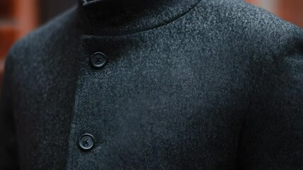 Poster - Close-up of a man in formal attire, suitable for business or professional uses