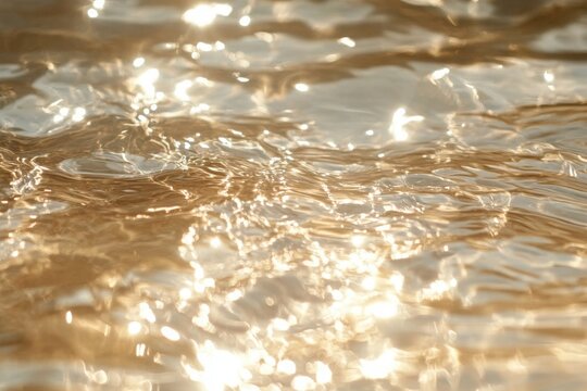 Soft haze and light ripples in a moving shimmer