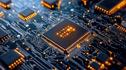 Aufkleber - Smart assistants powered by AI chips, Transition to Microprocessors