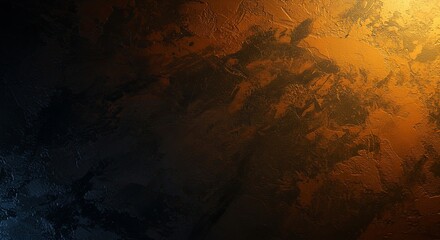 Poster - A dark and light background with a splash of orange