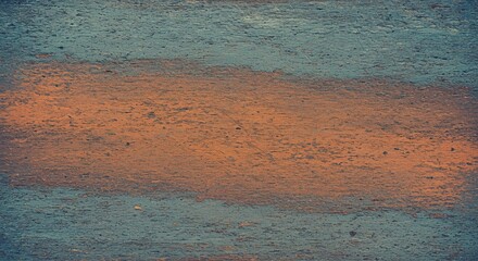 Poster - A blue and orange striped surface with a lot of texture