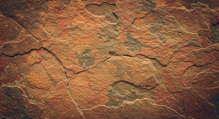 Aufkleber - A close up of a brown rock with a rough texture