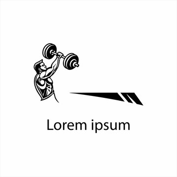 Modern logo design for GYM