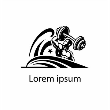 Modern logo design for GYM