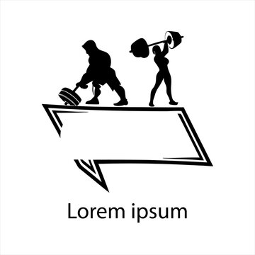 Modern logo design for GYM