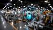 © Danila - Cybersecurity for Industrial Automation serves as a digital shield to protect a factory network from potential cyberattacks