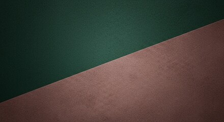 Poster - A green and brown striped background with a black and white dot in the middle