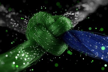 Poster - Conversion disorder is explored in a virtual environment through digital art and nervous system visualization