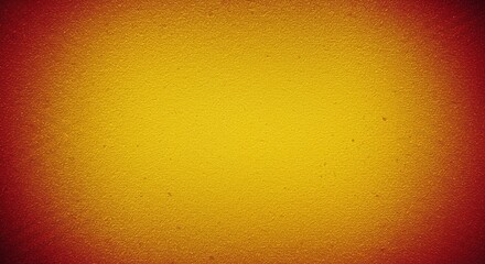 Poster - A yellow background with a red border