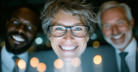 Poster - Business growth through teamwork, meetings, and collaborative idea generation is vital for companies and workplaces to succeed in their planning and project phases
