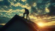 © Helois - Roofer at sunset