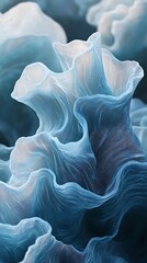 Poster - Abstract ethereal waves of light and color create a dreamy, calming ambiance