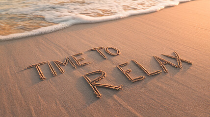 Aufkleber - Sand texture with ocean wave and 