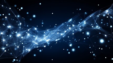 Poster - Geometric and connection systems are integral to the background of high tech technology