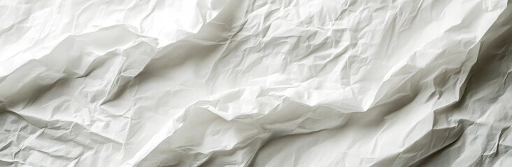 Poster - Crumpled White and Gray Textured Surface Abstract Background