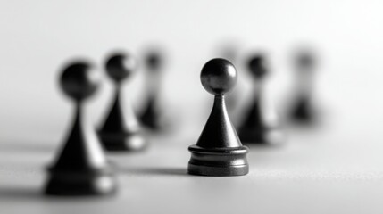 Poster - Chess game illustrating team coordination and strategic alignment in competitive environments for effective execution