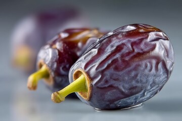 Poster - Freshly harvested medjool dates displayed on a smooth surface