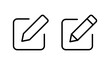 © LUNARA - Edit icon logo design. edit document sign and symbol. edit text icon. pencil. sign up