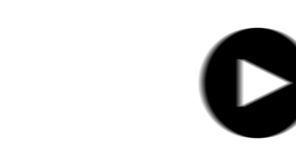 Poster - animation set, play symbol. animations: transparency, zooms, transition top to down, transition left