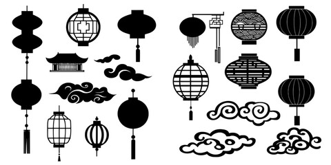 Poster - Modern elements in traditional Chinese and Japanese decorative design