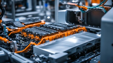 Poster - advanced battery manufacturing process industrial facility technology focus mechanical environment c