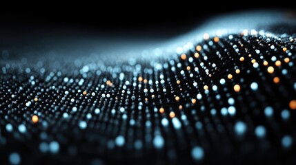 Aufkleber - digital technology background digital data dots blue pattern pixel background,stock photo