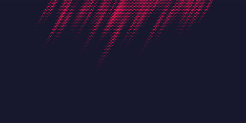 Leinwandbilder - Bright vector illustration of magic sparkling shiny particles and lines on dark background.