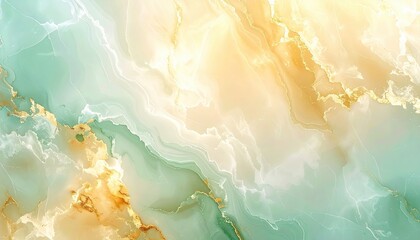 Poster - Abstract fluid art creation digital medium colorful swirls bright environment modern aesthetic