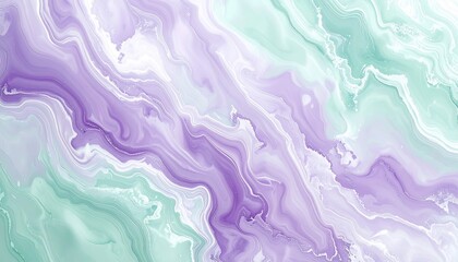 Poster - Creative abstract swirls digital art fluid design contemporary style vibrant colors aesthetic perspective