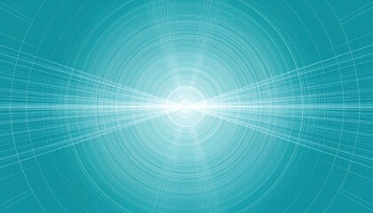 Poster - Dynamic light burst action abstract digital space visual content futuristic environment central viewpoint energy concept for seo impact