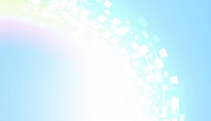 Poster - Dynamic light burst action digital space abstract graphic design vibrant environment wide angle view modern concept