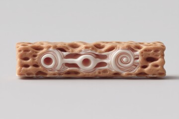 Poster - Artistic creation of a detailed resin mold with a unique texture and pattern, showcasing craftsmanship and design innovation