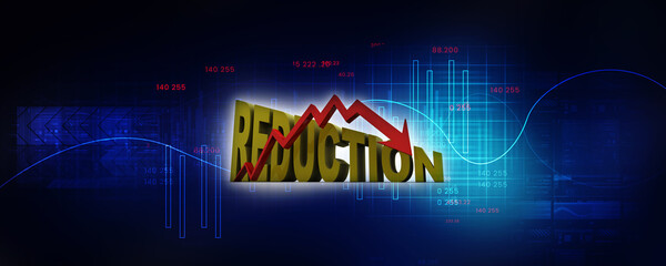 Poster - 3d illustration Financial crisis concept, Economic Crisis. Business concept
