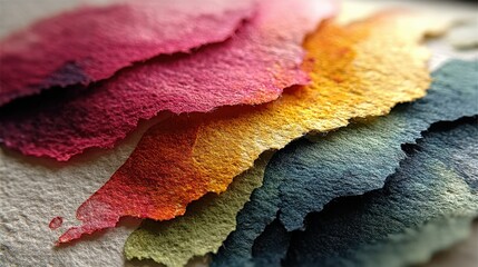 Poster - watercolor paper textur.stock image
