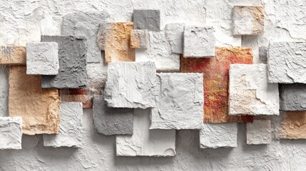 Aufkleber - white squares textur.stock image