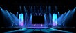 © てんぷら - スポットライトで照らされたステージ