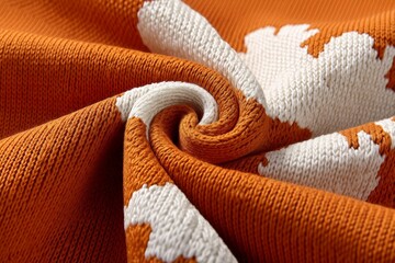 Aufkleber - Textile pattern in vibrant colors showcasing intricate design details in a cozy setting