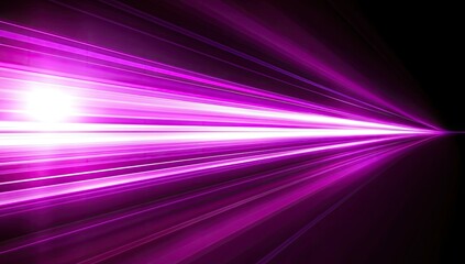 Fototapete - Abstract, vibrant, purple and white light streaks,  powerful, fast movement, radiating outwards
